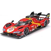 Burago Ferrari Racing ミニカー 1/10 1/13 Amazon.co.jp: Bburago 1:24th Ferrari Racing 499P LMH Winner